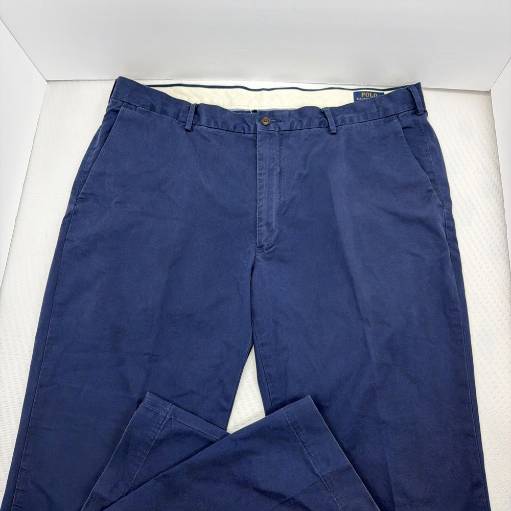 Polo Ralph Lauren Blue Chino Pants Men's 40T x35.5 Twill Stretch Classic Fit